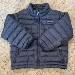 Patagonia Kids Dark Blue Puffer Jacket
